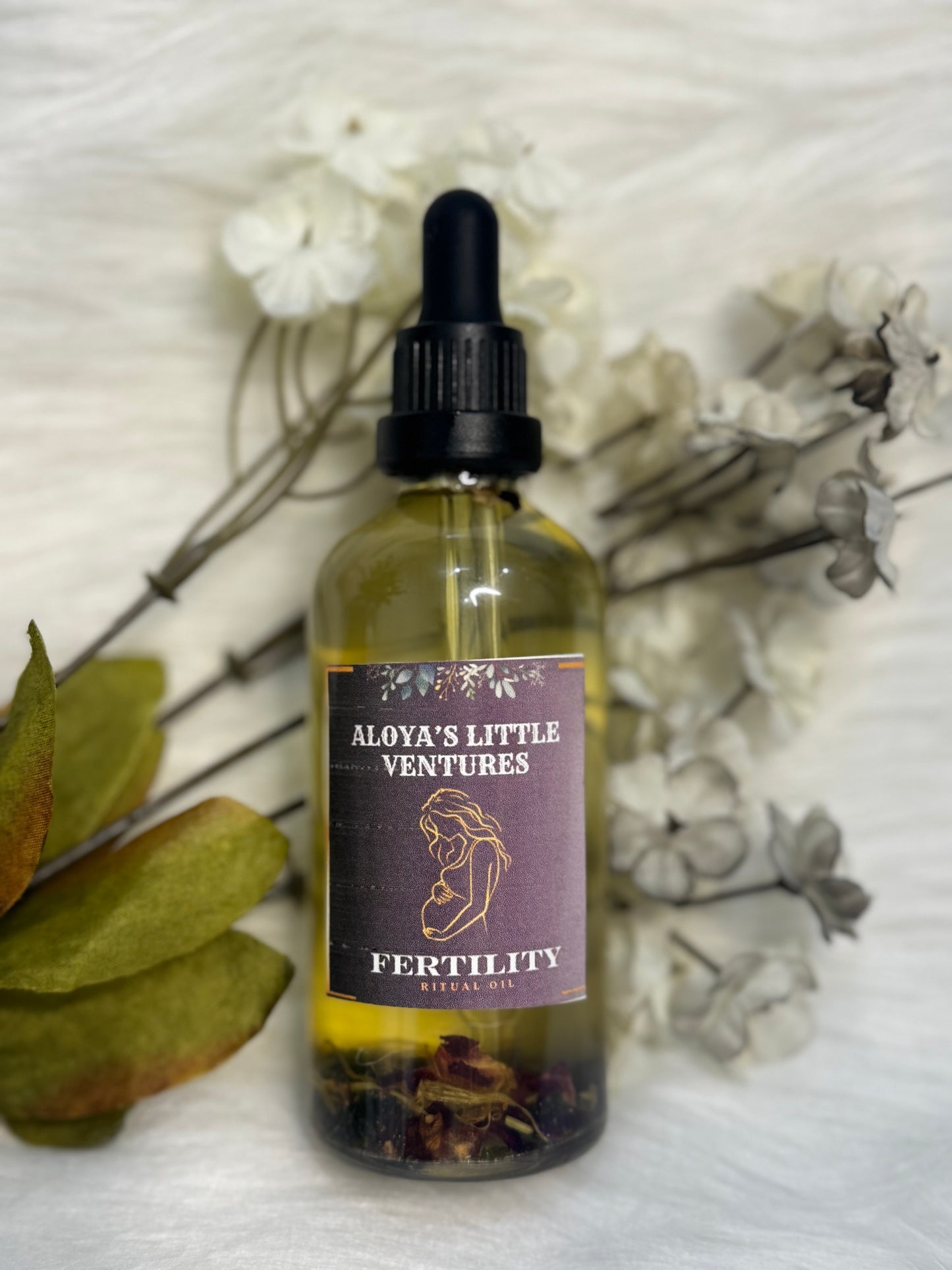 Fertility Ritual Oil – Womb Wellness & Hormonal Balance