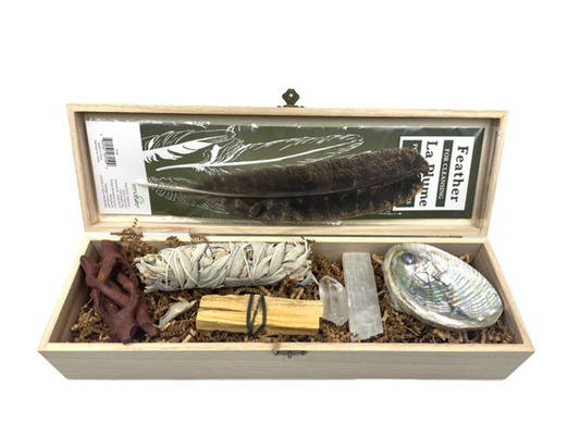 Cleansing Kit - Sage, Palo Santo and Crystals