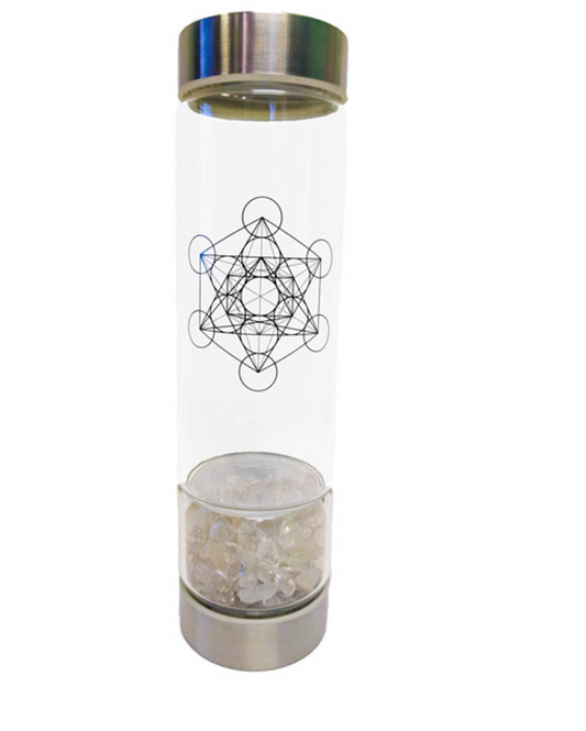 Infuser Water Bottle - Clear Quartz
